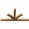 Ekena Millwork Richland Timber Gable Bracket, Western Red Cedar, 60"W x 32"H x 3 1/2"D x 3 1/2"F, 13/12 Pitch GBW060X32X0404RIC00SWR - alternate 4
